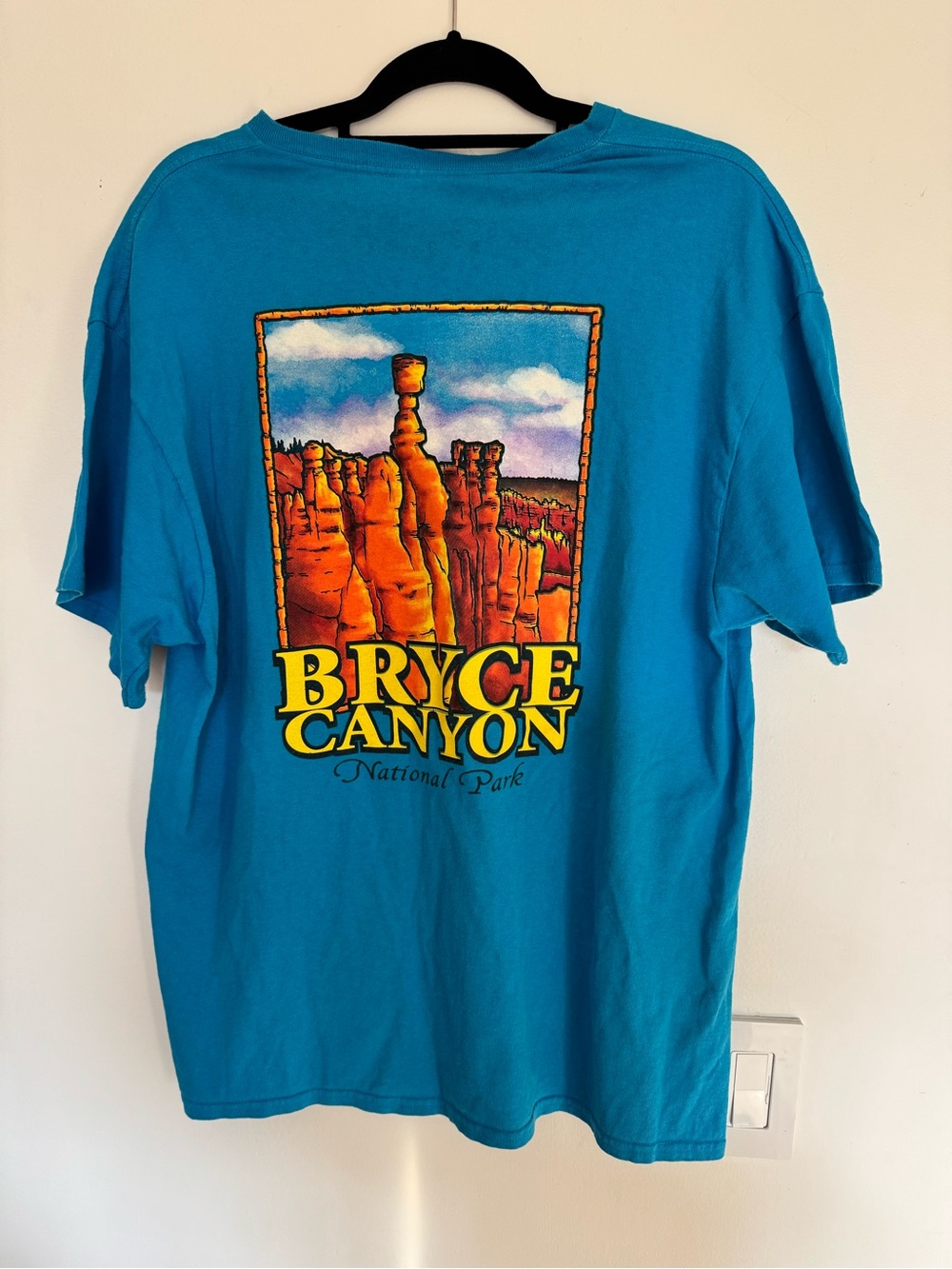 Bryce Canyon Graphic Tee - Turquoise Short Sleeve Men’s Shirt